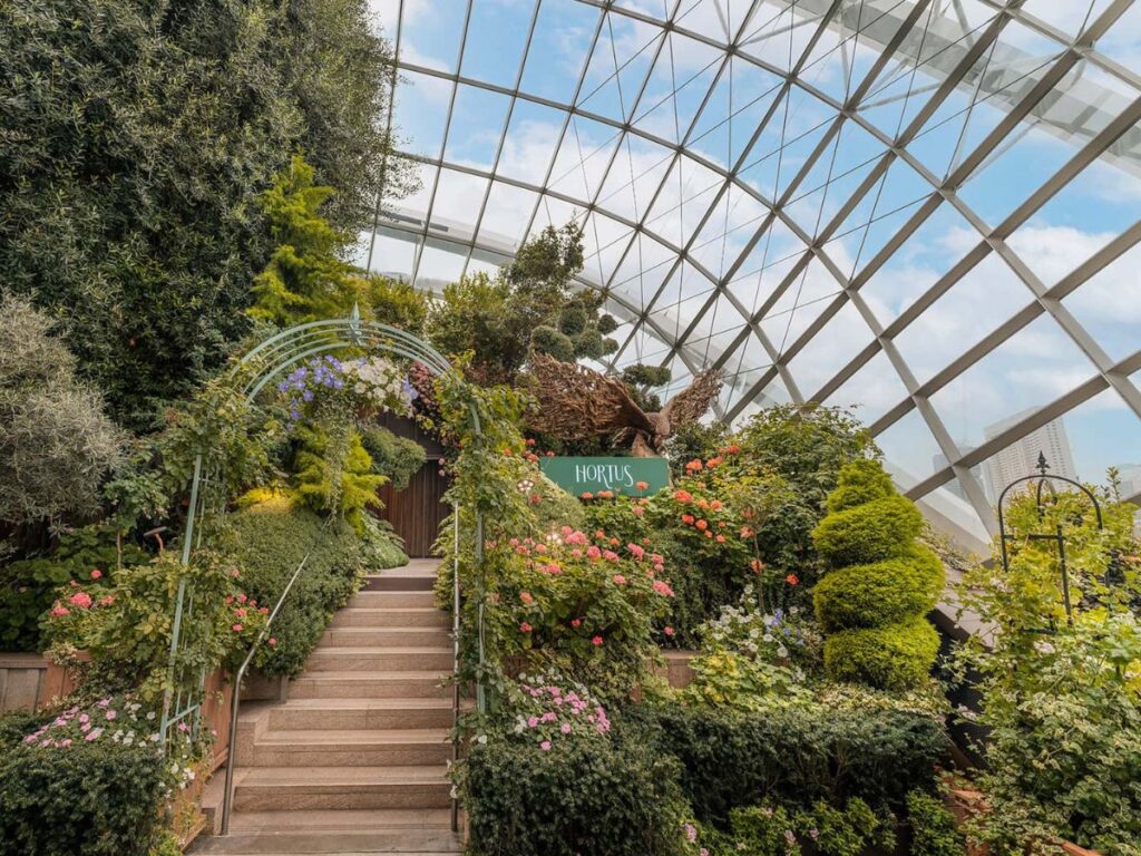 Hortus offers a serene garden setting for romantic date ideas Singapore