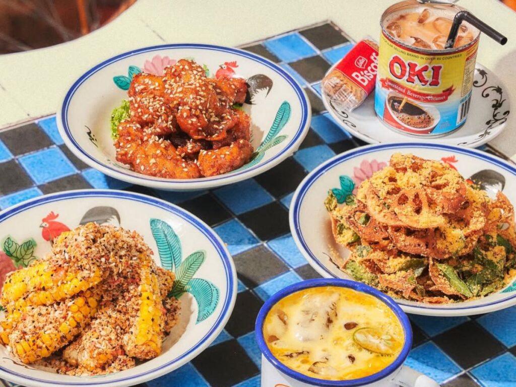 Mama Diam is a trendy speakeasy that is popular for late night supper spots in Singapore